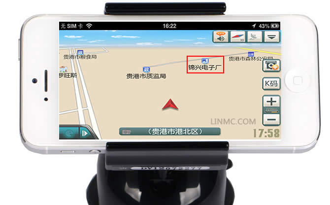 手机导航地图标注