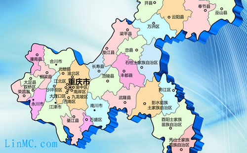 重庆地图标注