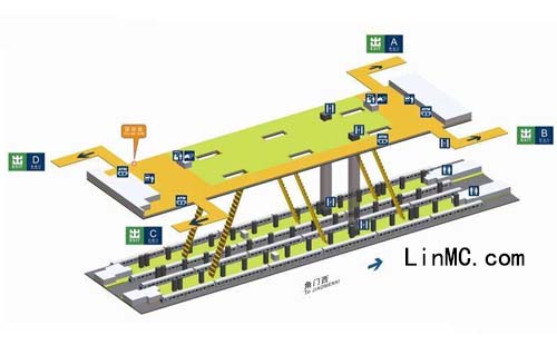 地铁车站立体图