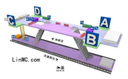 地铁车站立体图